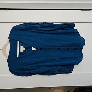 Maeve | Long Sleeved Blouse | Turquoise | Sz 12 | NWT